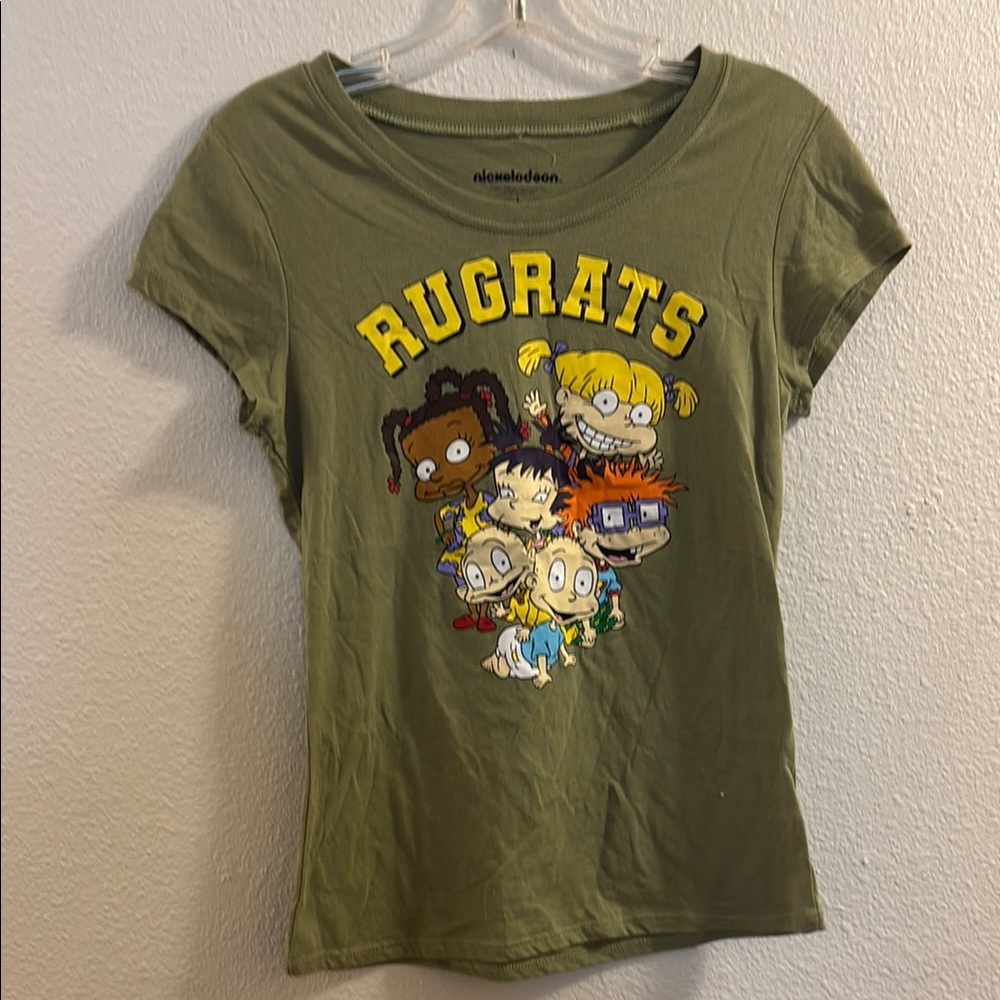 Nickelodeon Green Rugrats Short Sleeve Tee